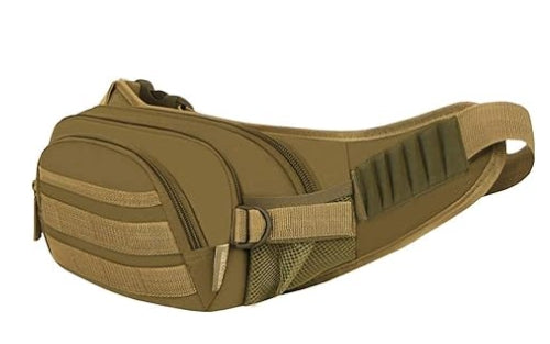East West USA Molle Tactical Utility Travel Fanny Waist Pack F102 Desert Tan