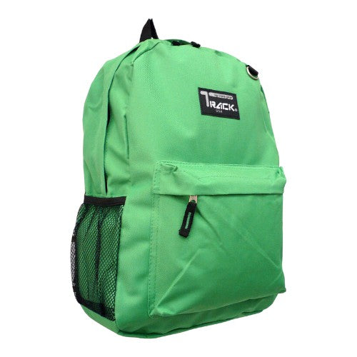 Solid Color School Backpack, Travel Backpack, Hiking Bag 16"