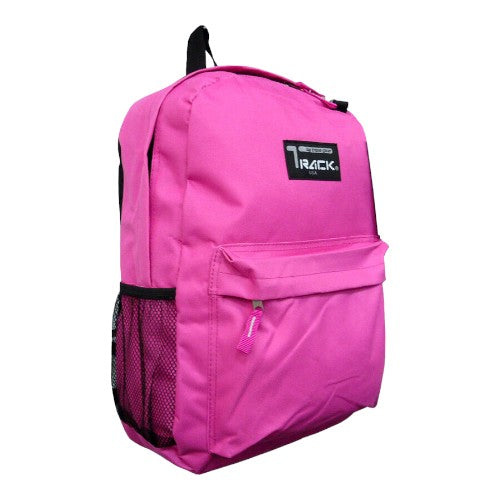 Solid Color School Backpack, Travel Backpack, Hiking Bag 16"