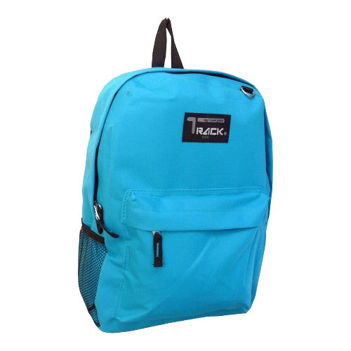 Solid Color School Backpack, Travel Backpack, Hiking Bag 16"