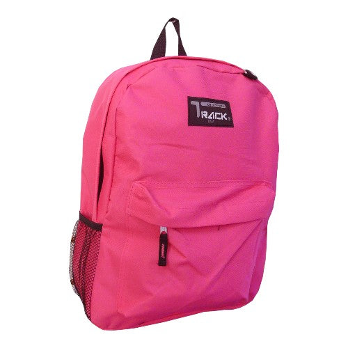 Solid Color School Backpack, Travel Backpack, Hiking Bag 16"