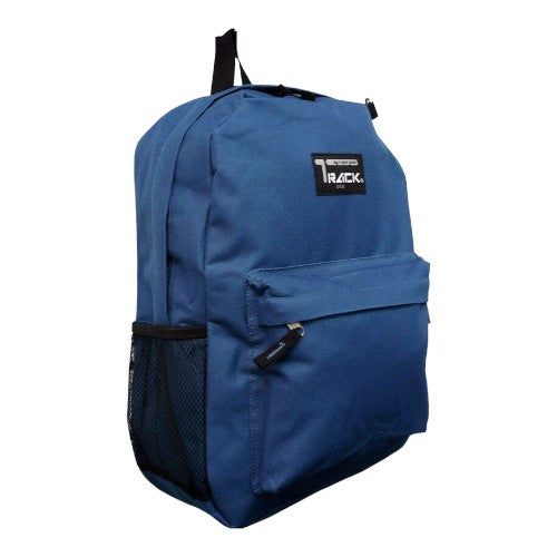 Solid Color School Backpack, Travel Backpack, Hiking Bag 16"