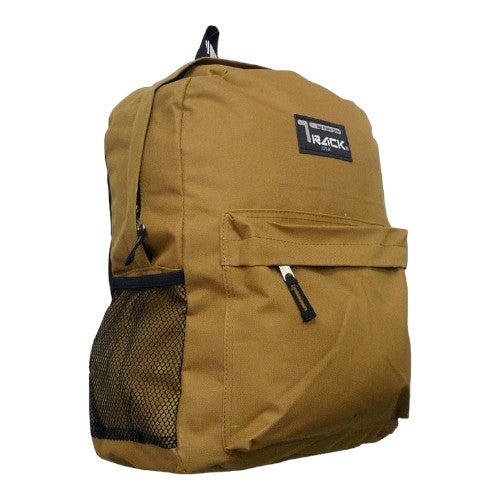 Solid Color School Backpack, Travel Backpack, Hiking Bag 16"