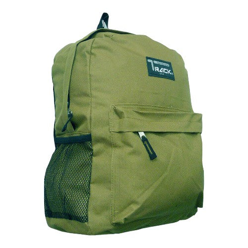 Solid Color School Backpack, Travel Backpack, Hiking Bag 16"