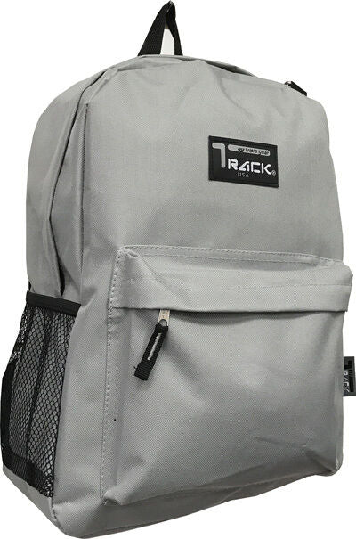 Solid Color School Backpack, Travel Backpack, Hiking Bag 16"