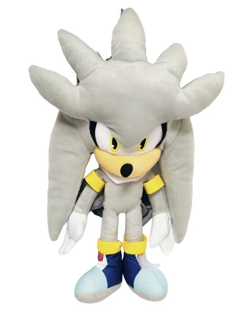 Sonic Silver The Hedgehog 17" Large Plush Doll Backpack Sega Licensed New Gift
