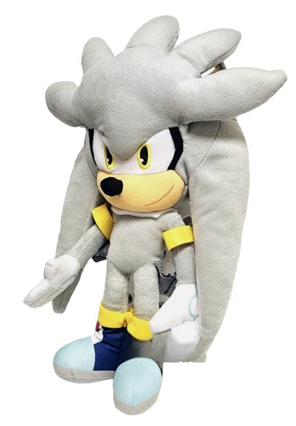 Sonic Silver The Hedgehog 17" Large Plush Doll Backpack Sega Licensed New Gift