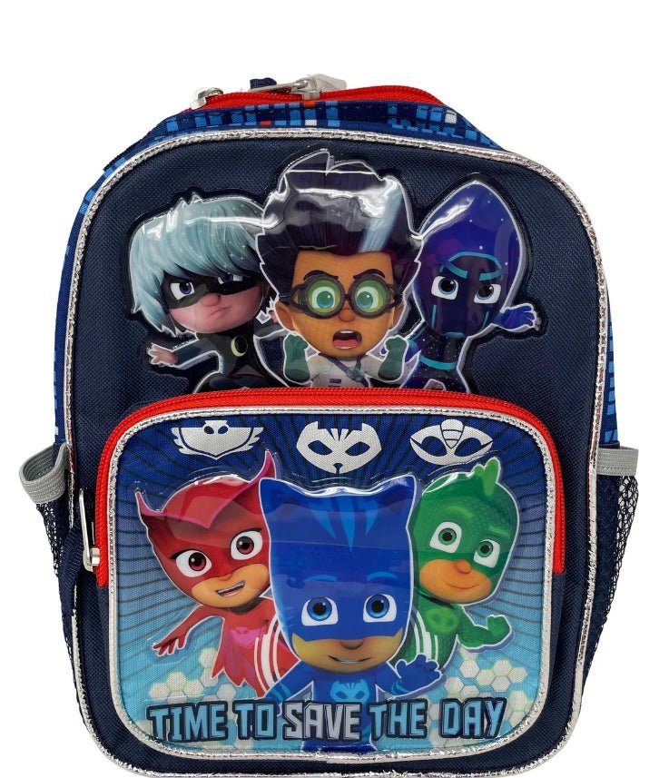 PJ Masks TIME TO SAVE THE DAY 10" Mini Backpack - PJ Masks TIME TO SAVE THE DAY 10" Mini Backpack