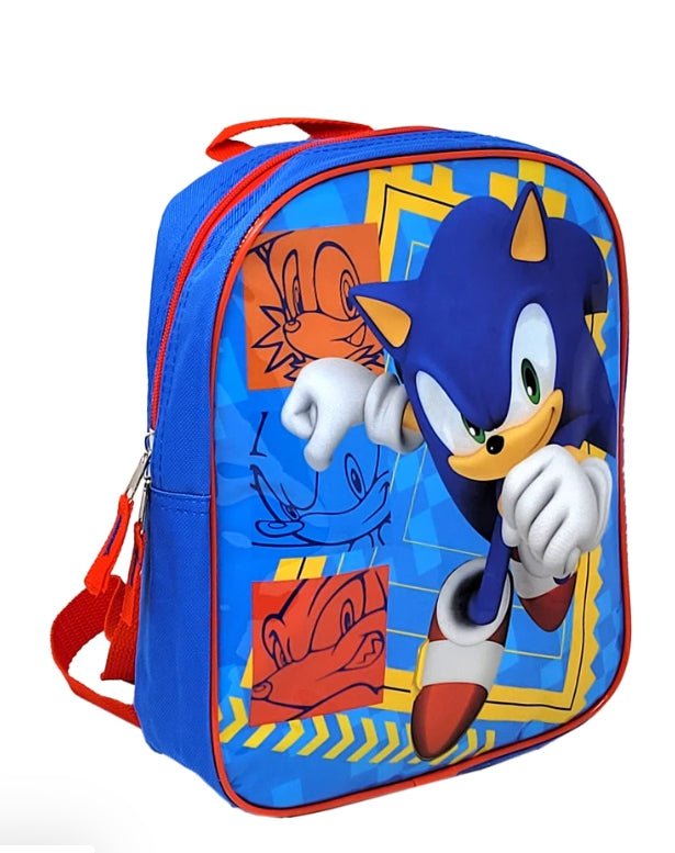 SONIC HEDGEHOG MOVIE BACKPACK 11" MINI TODDLER - SONIC HEDGEHOG MOVIE BACKPACK 11" MINI TODDLER
