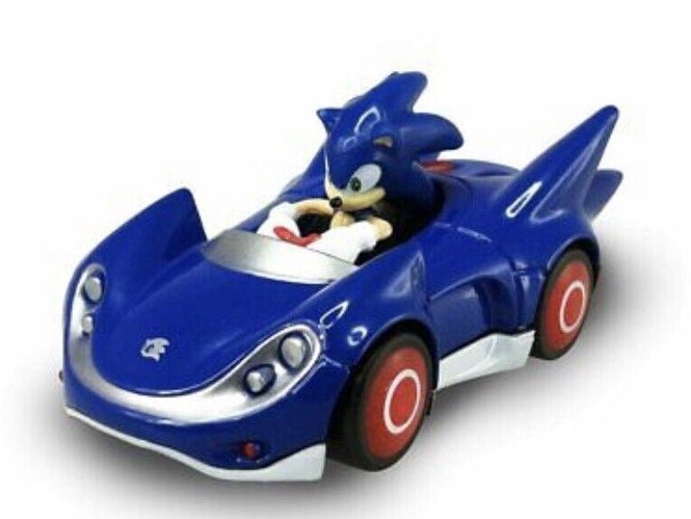 Sonic The Hedgehog Action Figure Pull Back Car (1:64 Scale) NKOK - Sonic The Hedgehog Action Figure Pull Back Car (1:64 Scale) NKOK