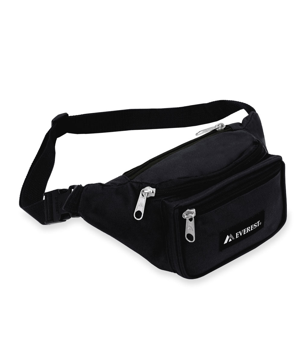 Everest Signature Standard Waist Pack in Black