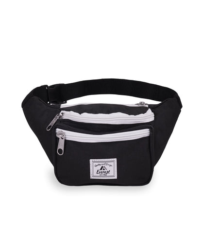 Everest Signature Standard Waist Pack in White/Black