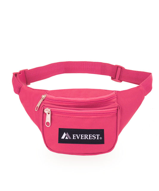 Kids Fanny Pack Hip Waist Festival Sport Money Pouch Belt Wallet/HOT PINK