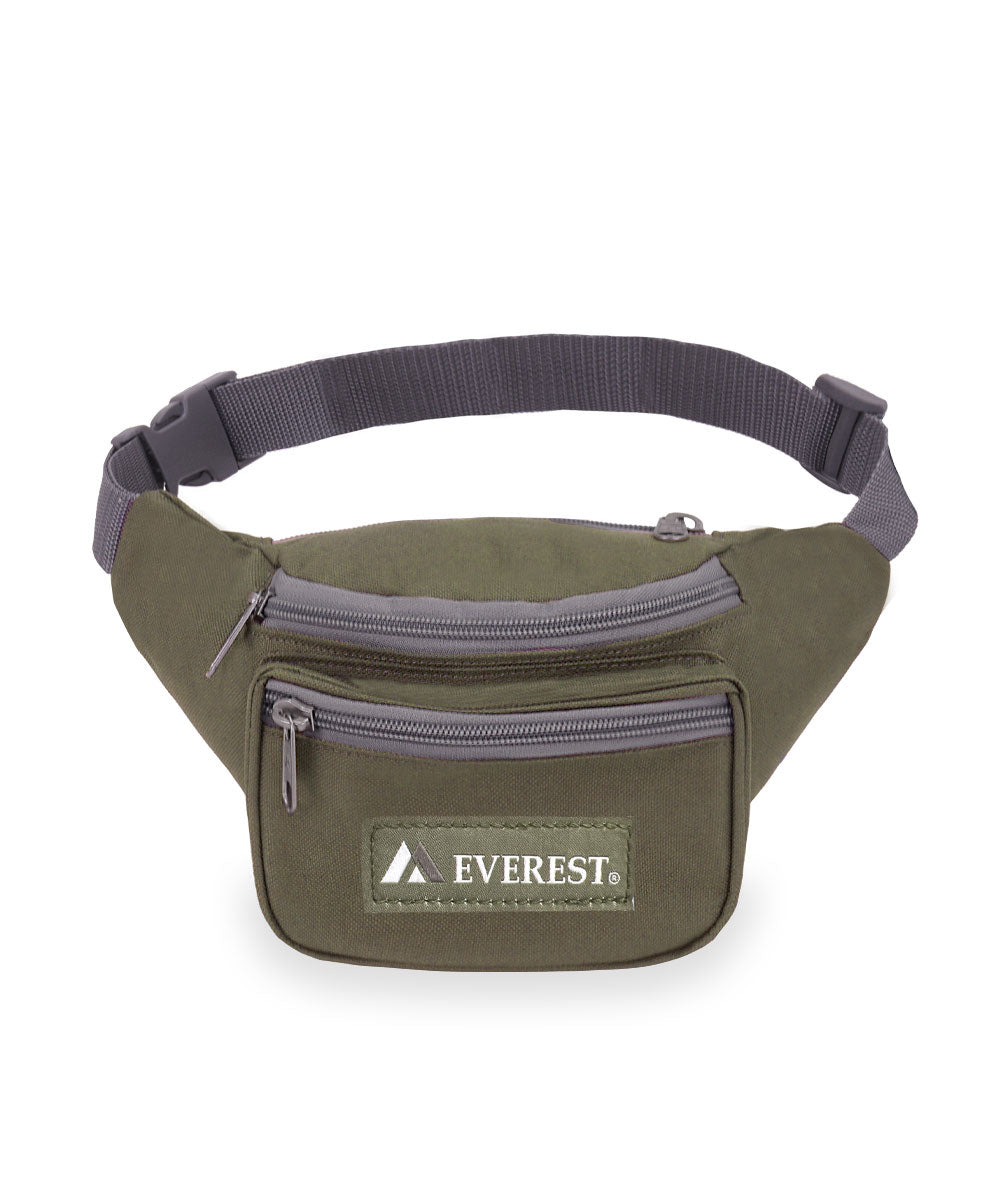 Everest Signature Junior Waist Pack in Charcoal Gray