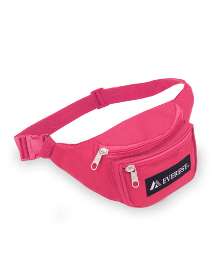 Kids Fanny Pack Hip Waist Festival Sport Money Pouch Belt Wallet/HOT PINK