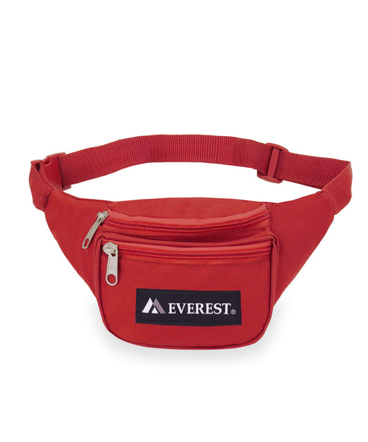 Kids Fanny Pack Hip Waist Festival Sport Money Pouch Belt Wallet/RED