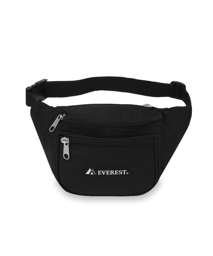 Everest Signature Medium Waist Pack in Black