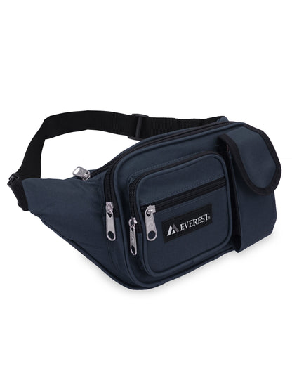 Everest Multiple Pocket Waist Pack in Navy