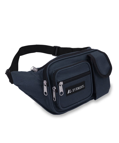 Everest Multiple Pocket Waist Pack in Navy