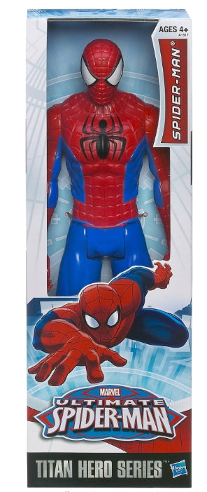 12" Marvel Ultimate Spiderman Titan Hero Series Spiderman Figure Kids Toy