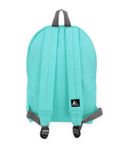 Classic Small Student Backpack in Aqua Blue