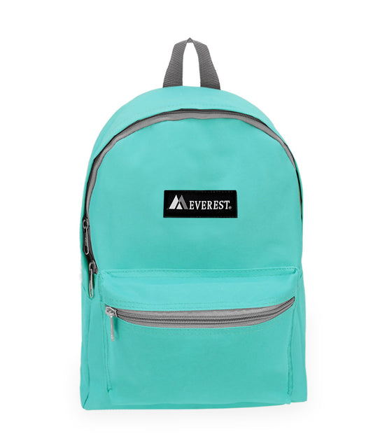 Classic Small Student Backpack in Aqua Blue