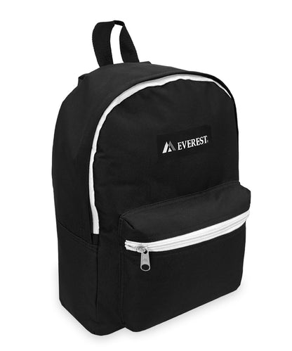 Classic Small Student Backpack in Black/White