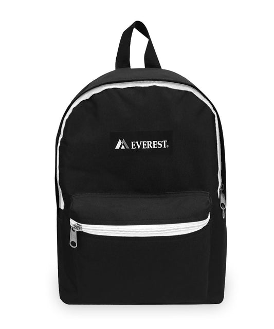 Classic Small Student Backpack in Black/White