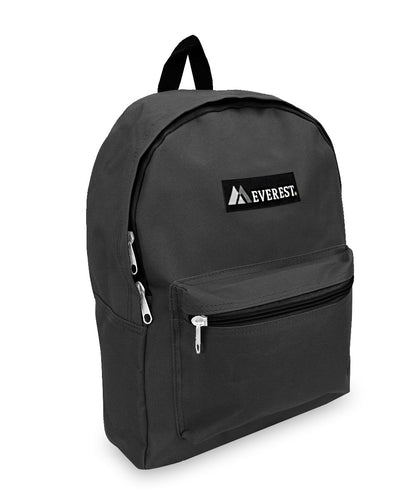 Classic Small Student Backpack in Charcoal Gray