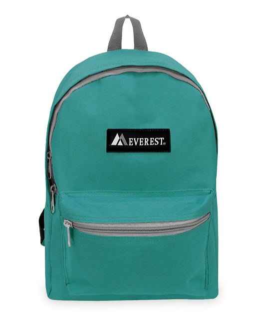 Classic Small Student Backpack in Teal Blue