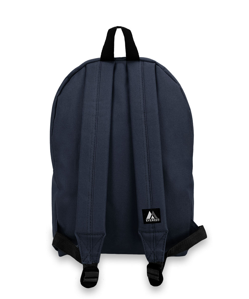 Classic Small Student Backpack in Navy Blue