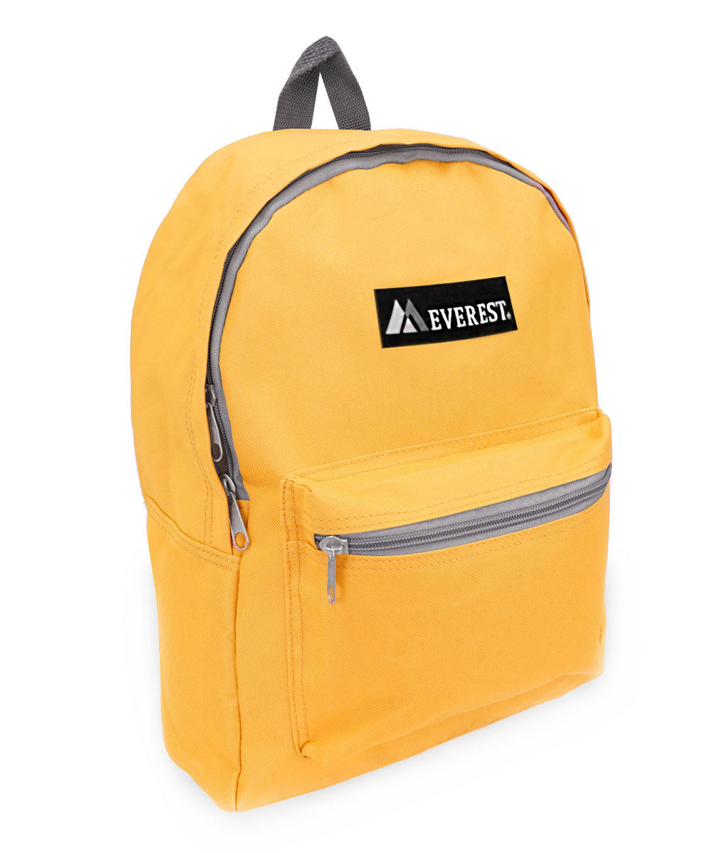 Classic Small Student Backpack in Yellow