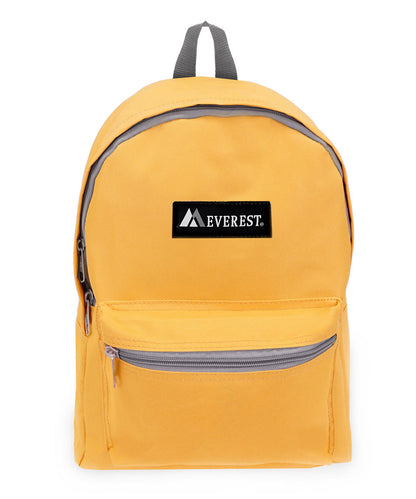 Classic Small Student Backpack in Yellow