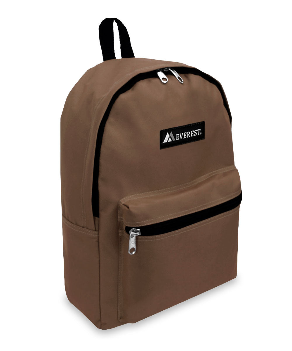 Classic Small Student Backpack in Brown