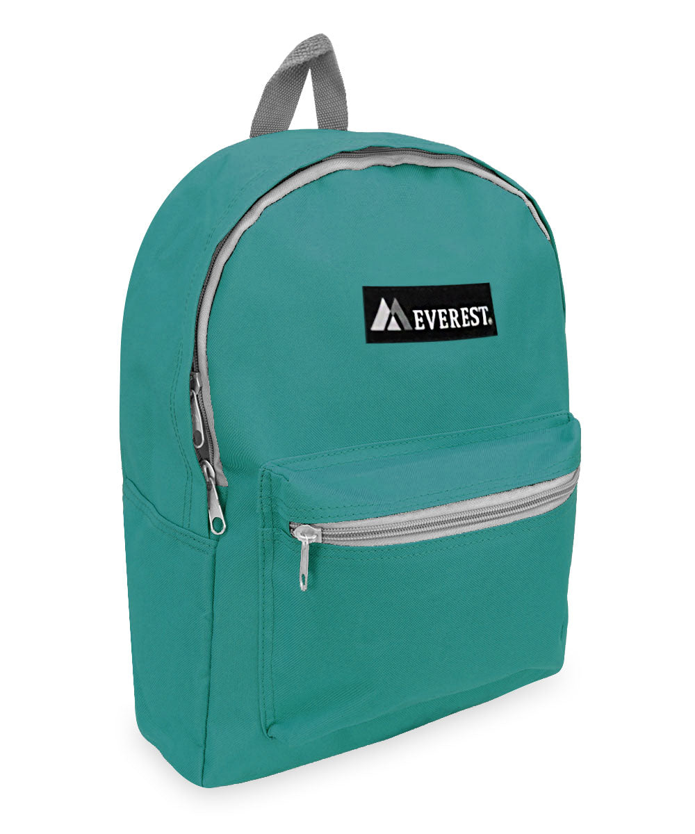 Classic Small Student Backpack in Teal Blue