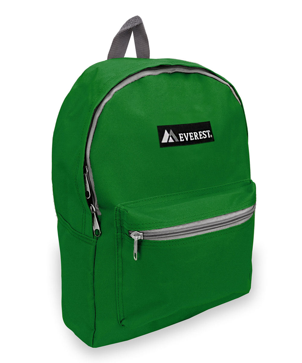 Classic Small Student Backpack in Emerald Green