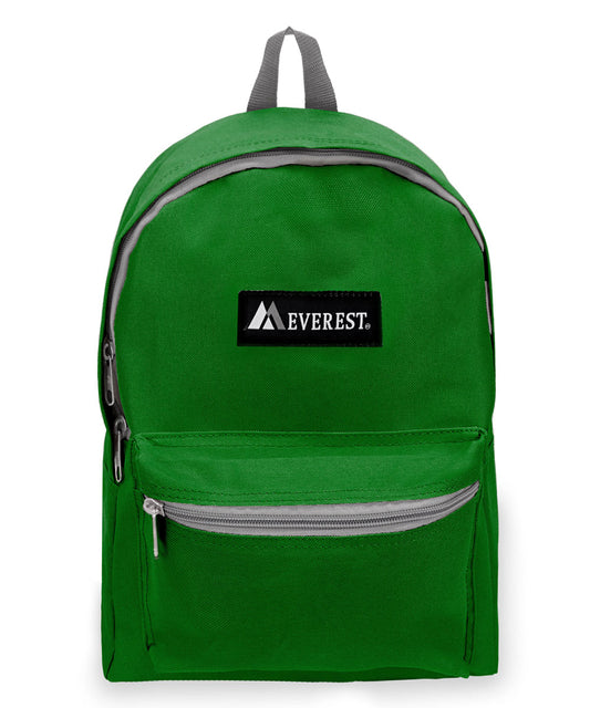 Classic Small Student Backpack in Emerald Green