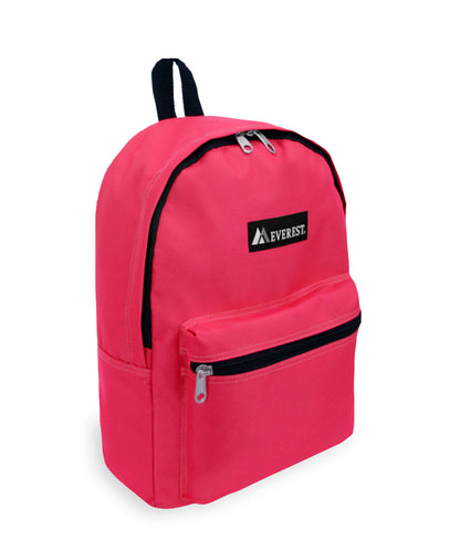 Classic Small Student Backpack in Hot Pink