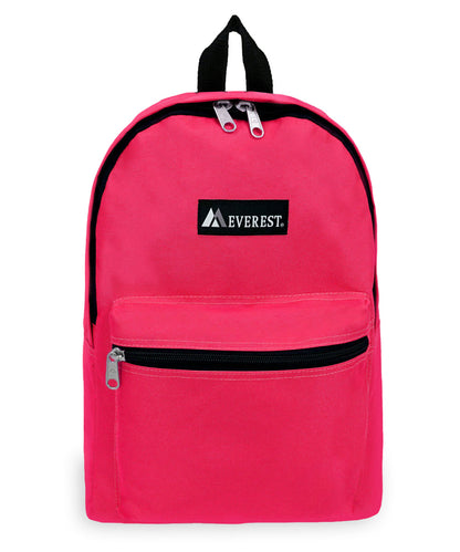 Classic Small Student Backpack in Hot Pink