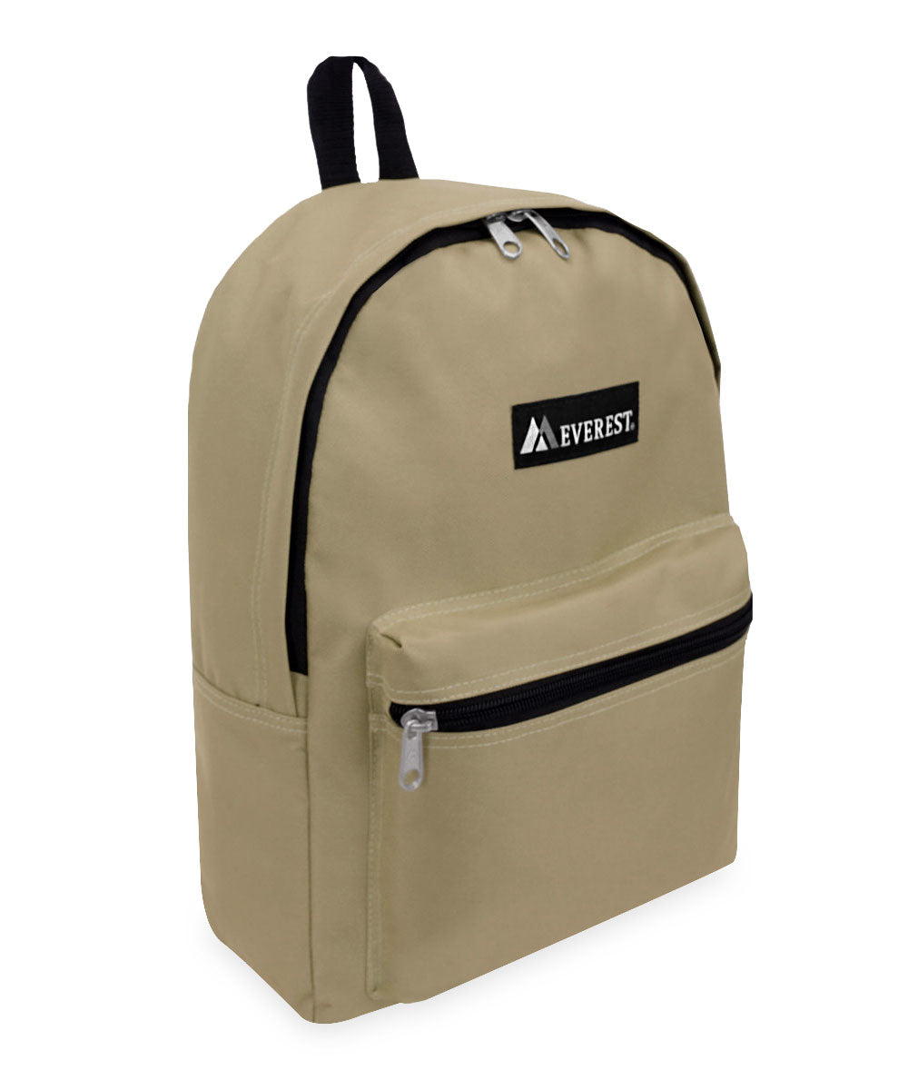 Classic Small Student Backpack in Khaki