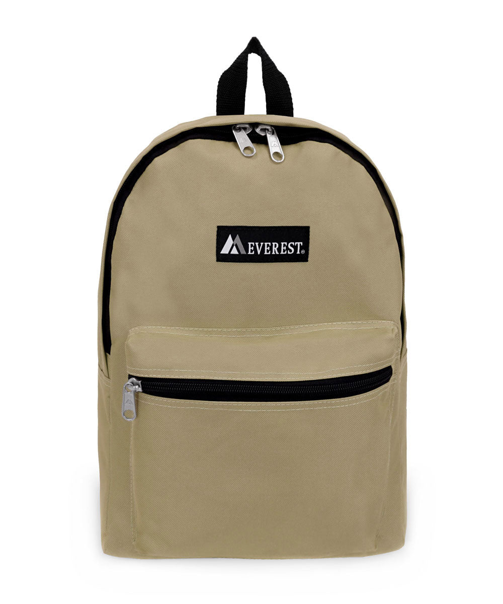 Classic Small Student Backpack in Khaki