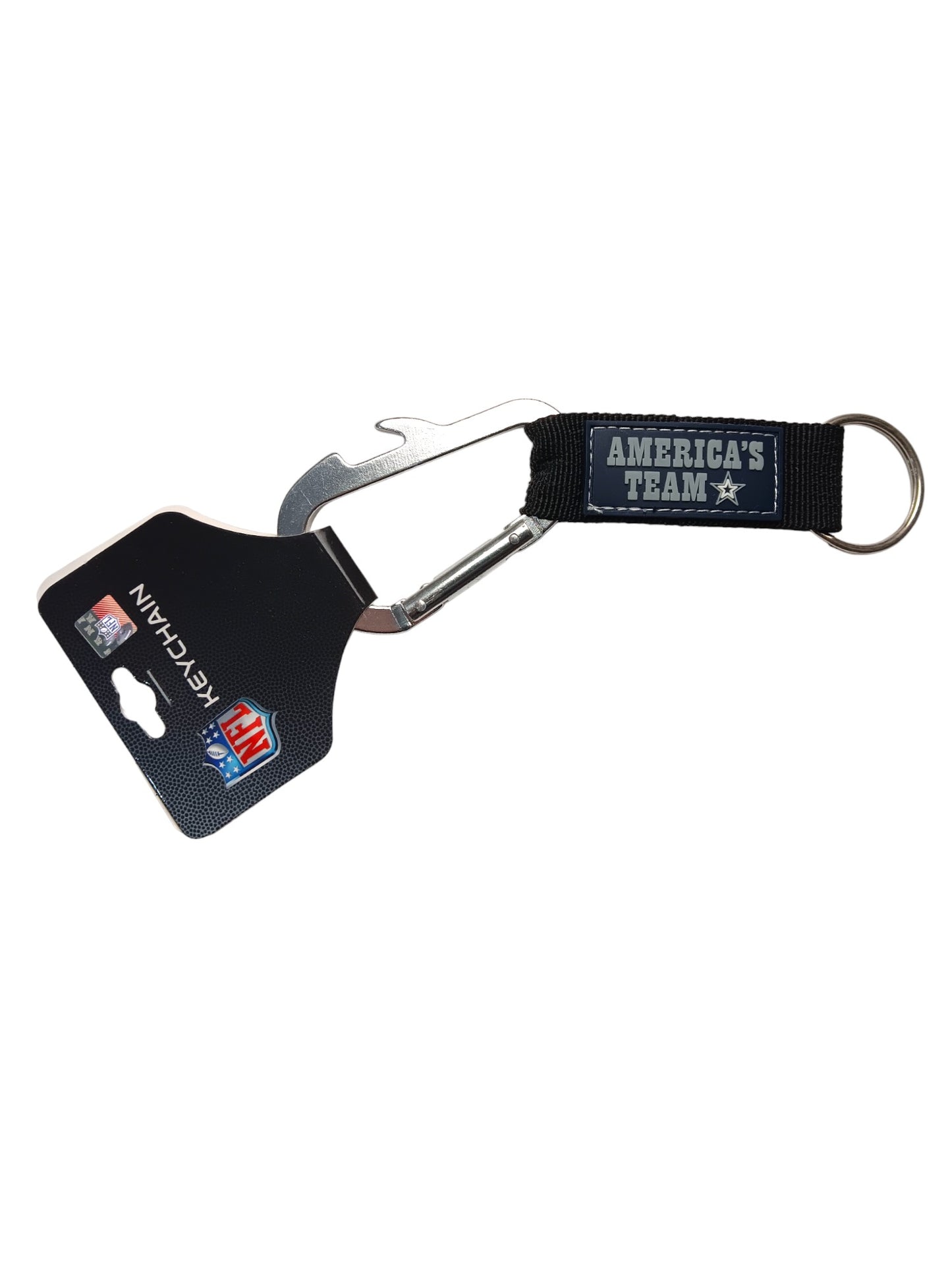 NFL Dallas Cowboys Carabineer Keychain,One Size