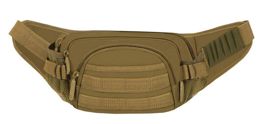 East West USA Molle Tactical Utility Travel Fanny Waist Pack F102 Desert Tan