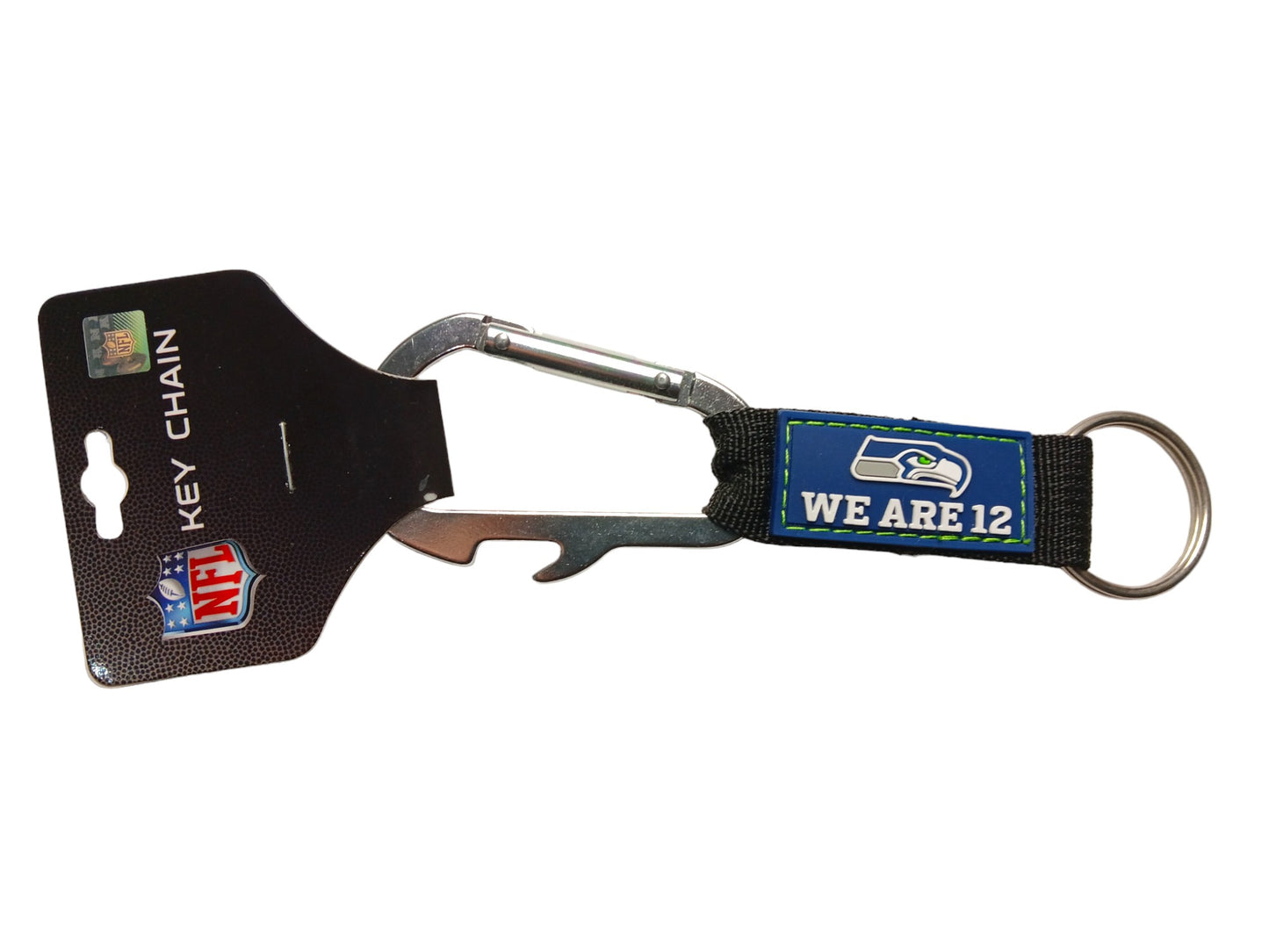 NFL Seattle Seahawks Carabiner Keychain,One Size