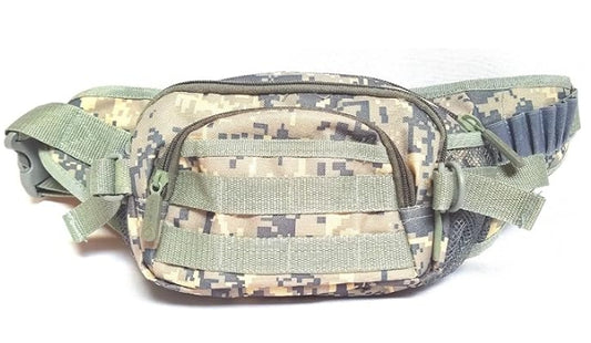 East West USA Molle Tactical Utility Travel Fanny Waist Pack F102 Digital Camouflage