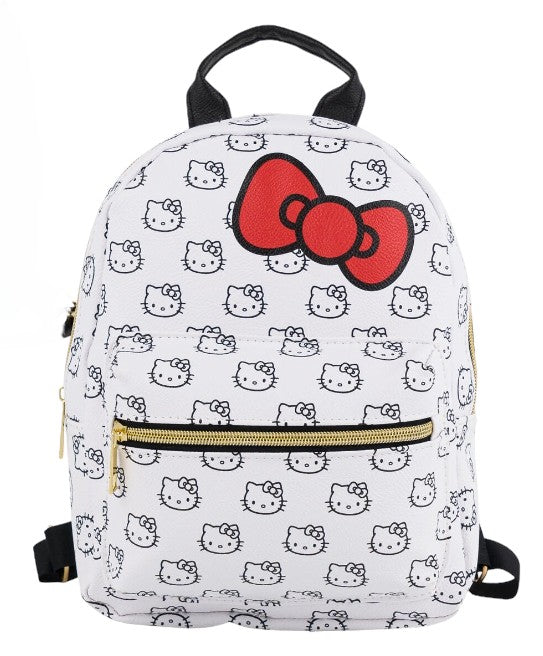 Hello Kitty Mini Backpack with Front Pocket 10"