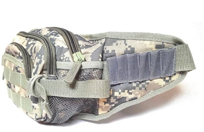 East West USA Molle Tactical Utility Travel Fanny Waist Pack F102 Digital Camouflage