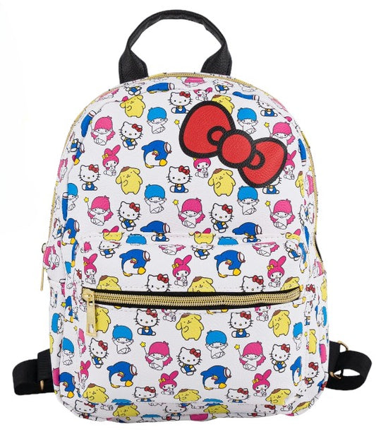 Hello Kitty Mini Backpack with Front Pocket 10"