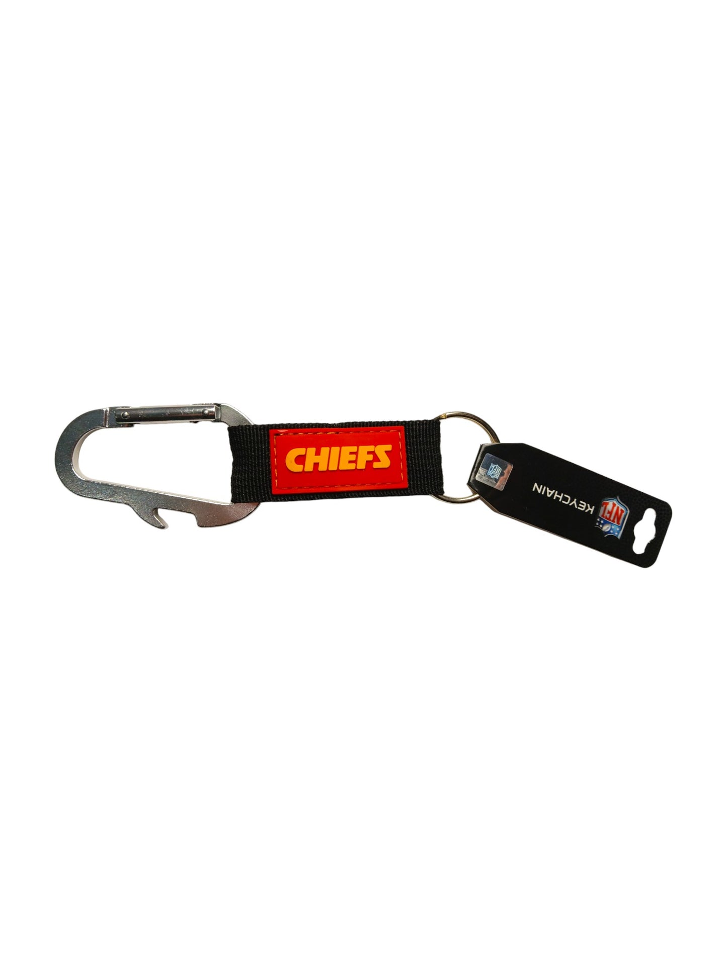 NFL Kansas City Chiefs Carabiner Keychain,One Size