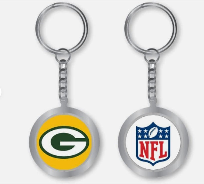 NFL Green Bay Packers Spinner Keyring